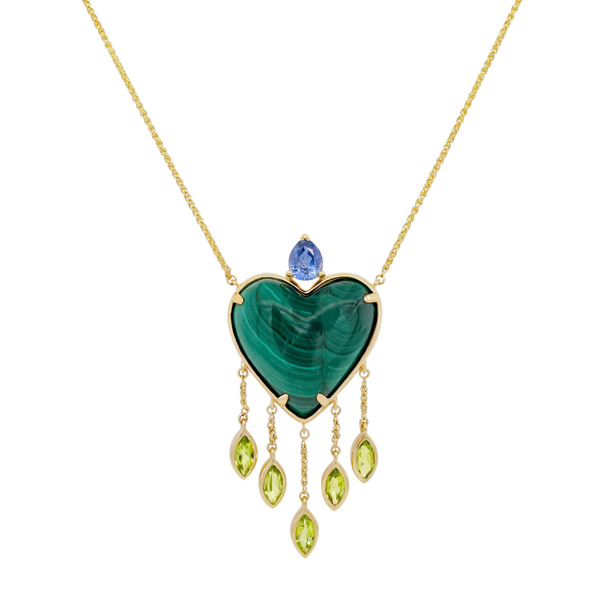 Malachite Heart Pendant | 6.20GMS 2.06TCW