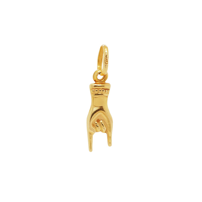 Mano Cornuto Charm