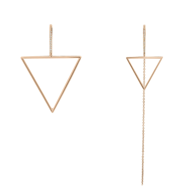 Mystic Pyramid Earrings