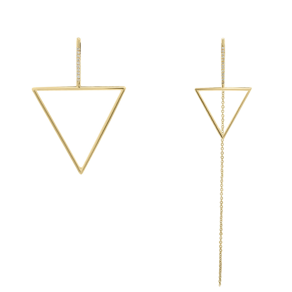 Mystic Pyramid Earrings