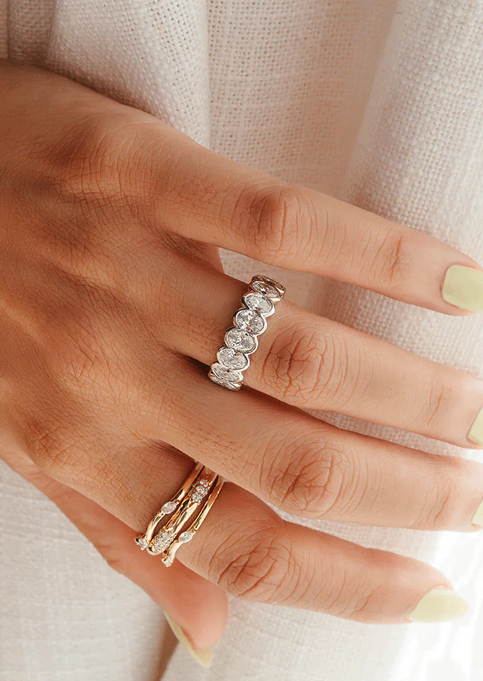 Oval Diamond Eternity Ring