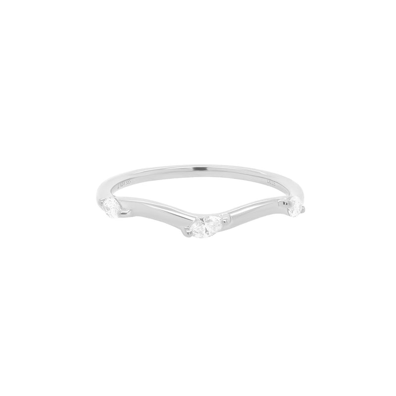 Ripple Ring – Diamond | 1.50GMS .15CT