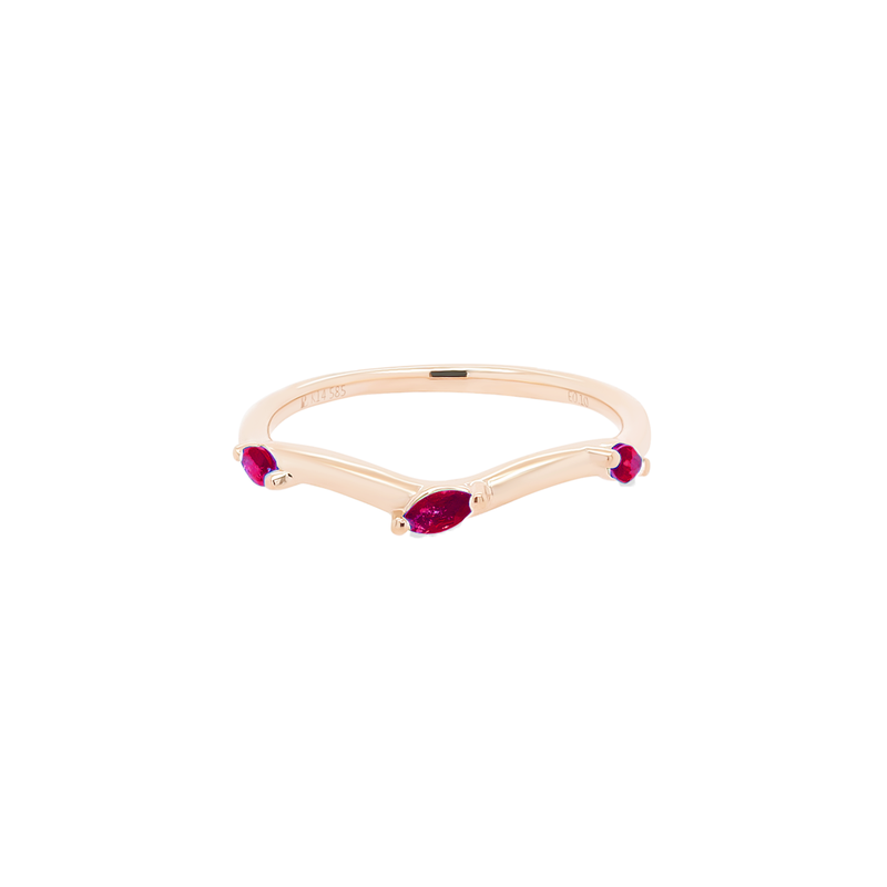 Ripple Ring – Ruby | 1.50GMS .20CT