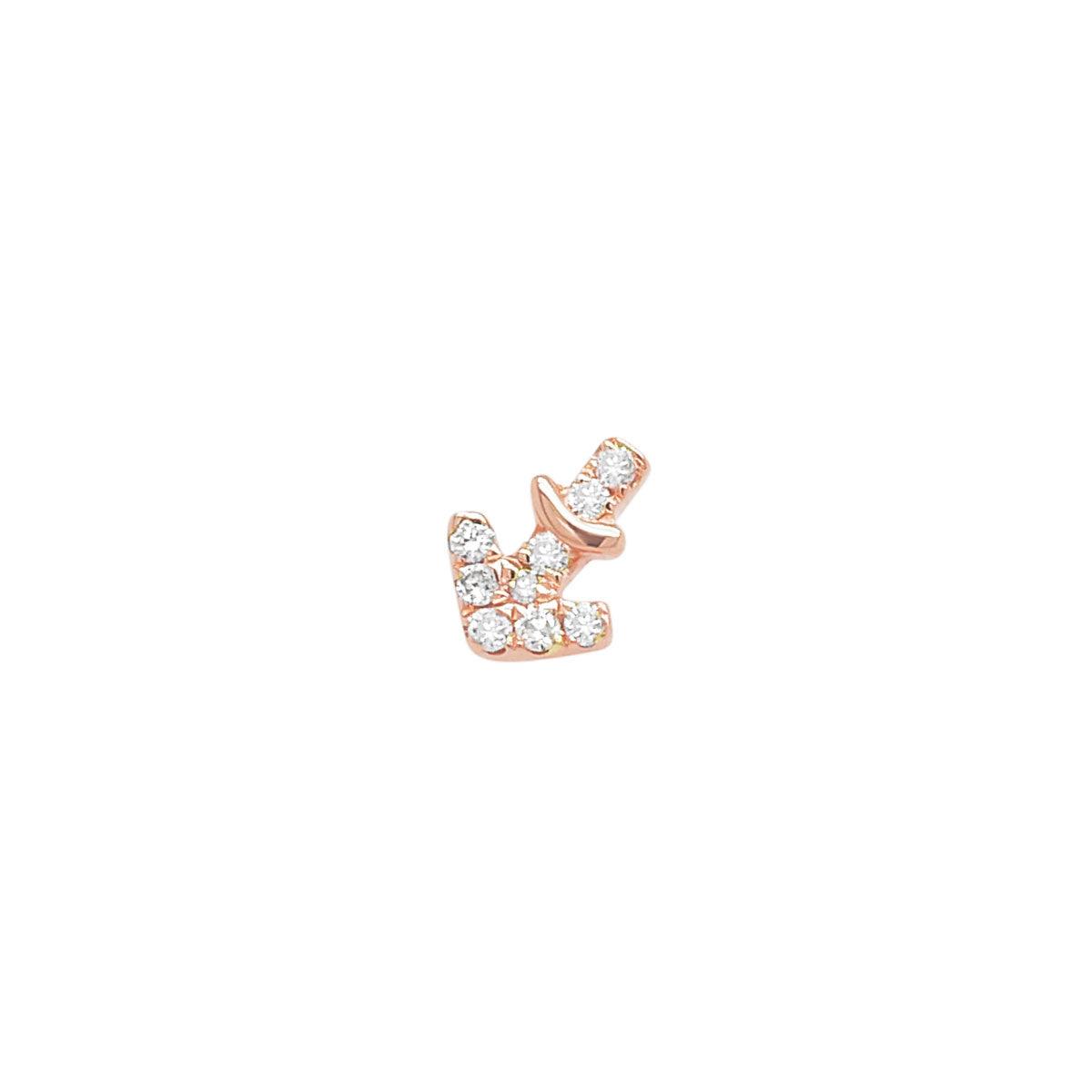 Sagittarius Threaded Flat Back Earring | .50GMS .04CT - Porter Lyons