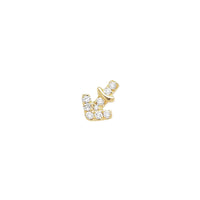 Sagittarius Threaded Flat Back Earring | .50GMS .04CT - Porter Lyons