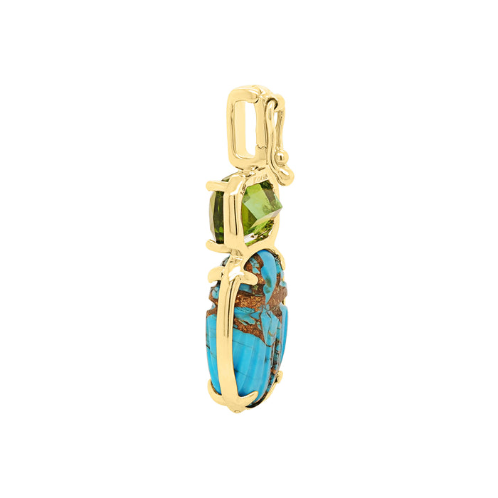 Scarab Tourmaline Charm V3