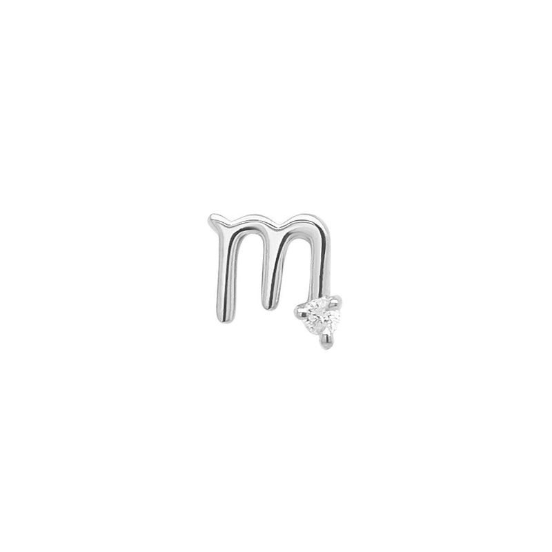 Scorpio Threaded Flat Back Earring | .50MS .02CT - Porter Lyons