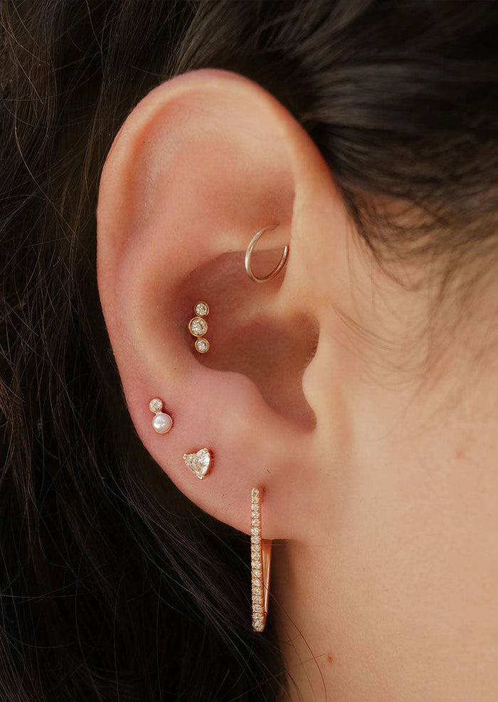 Seamless Gold Hoop | Single