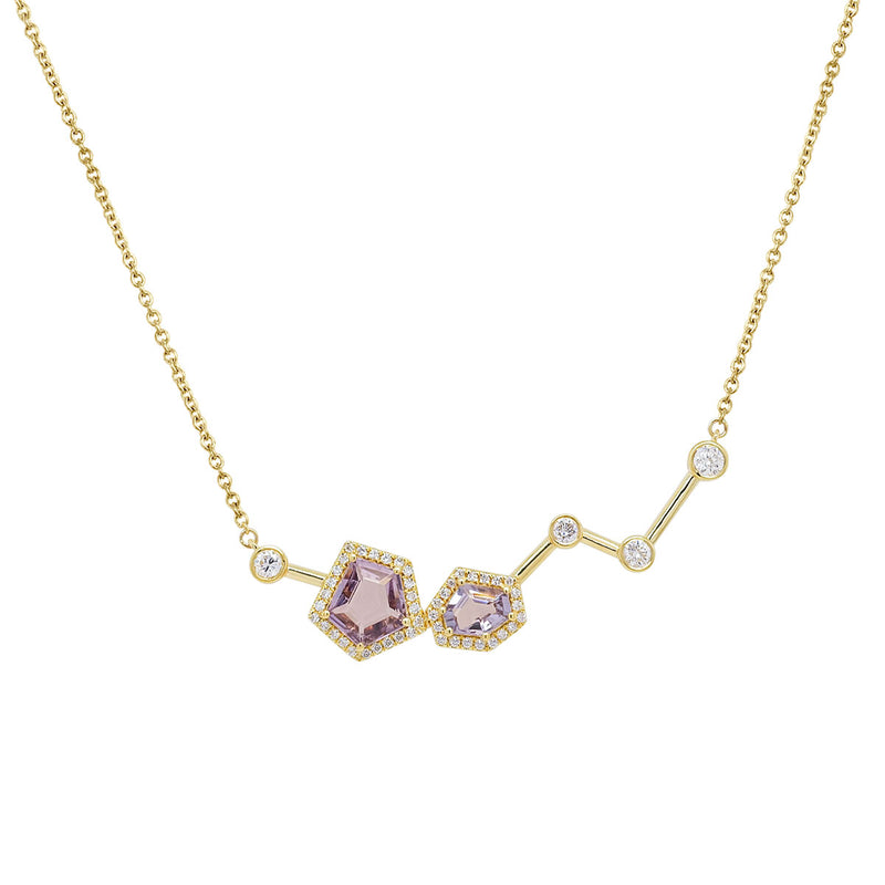 Diamond Serotonin Luxe Necklace | Spinel