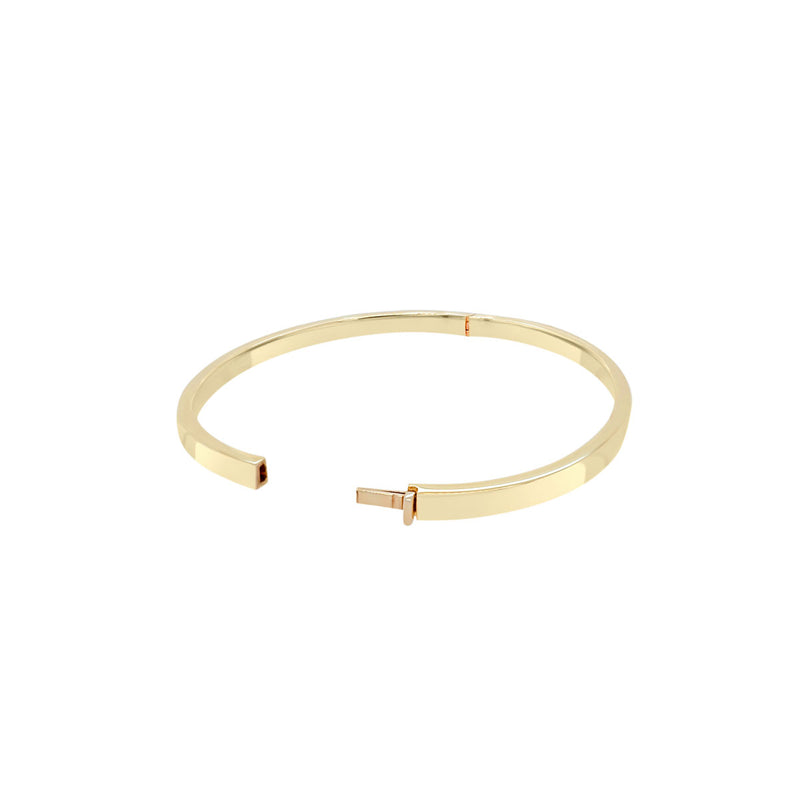 Solid Gold Hinge Bangle | 23.10GMS