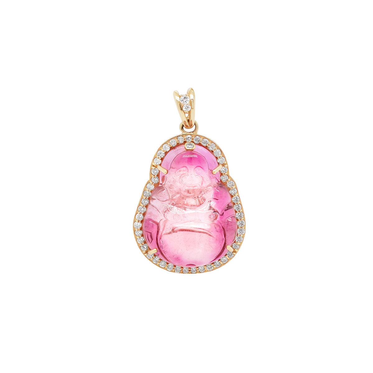 Tourmaline Buddha Charm | 2.70GMS 14.92TCW