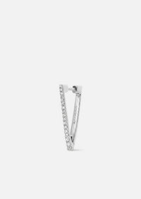 Diamond Triangle Hoop