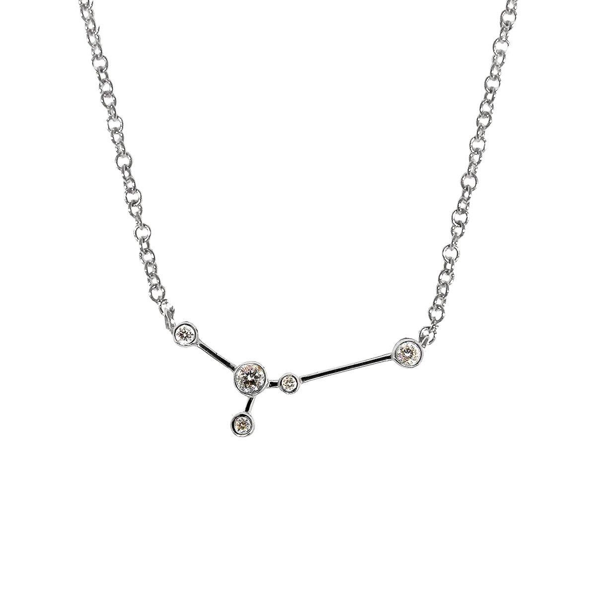 Cancer Zodiac Necklace | 1.60GMS .20CT - Porter Lyons