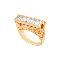 Cypress Poison Ring - Baguette | 10.9GMS 1.10CT - Porter Lyons