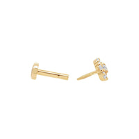 Daisy Threaded Flat Back Earring | .4GMS .8CT | Single - Porter Lyons