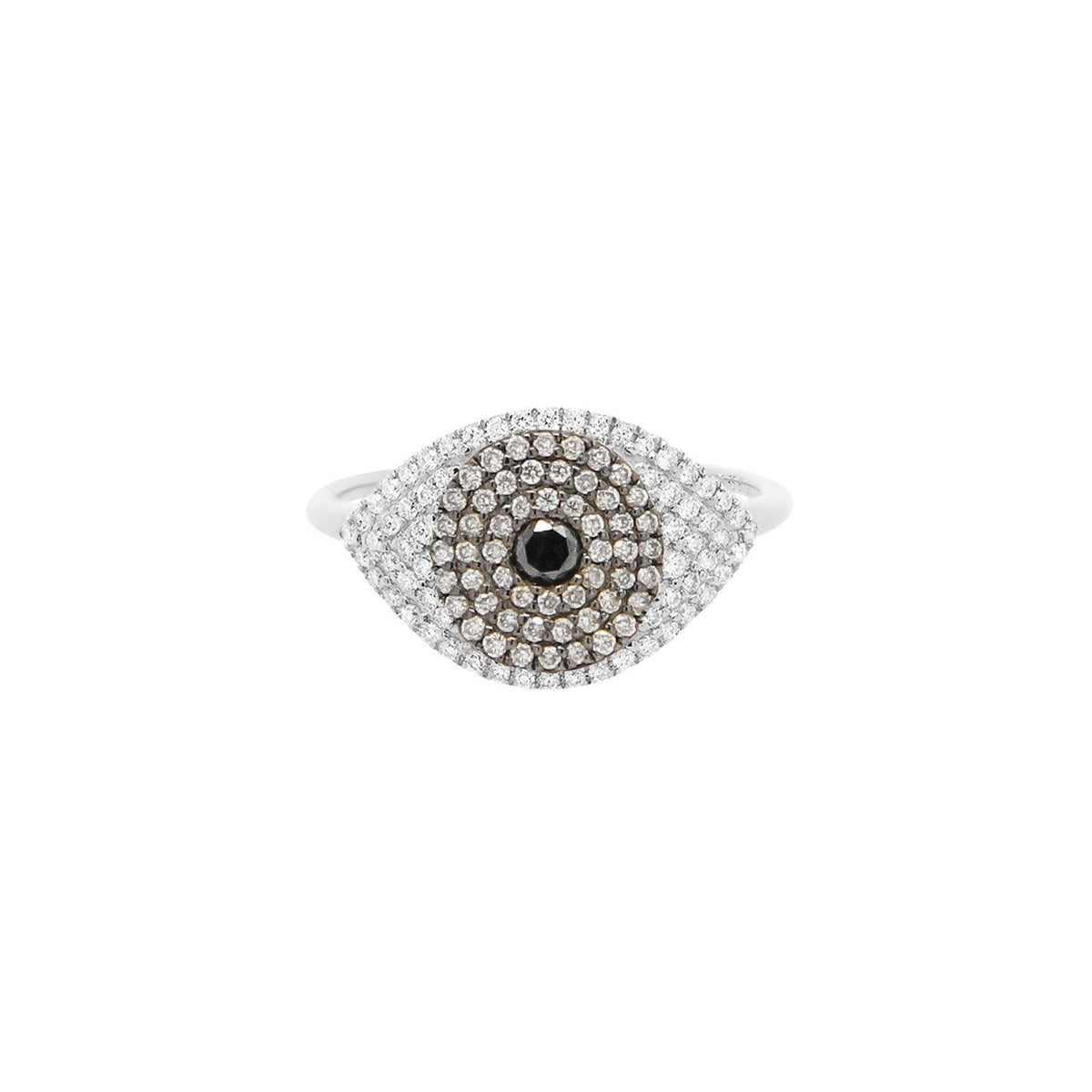 Evil Eye Protector Ring | 2.63GMS .41CT | Brown - Porter Lyons