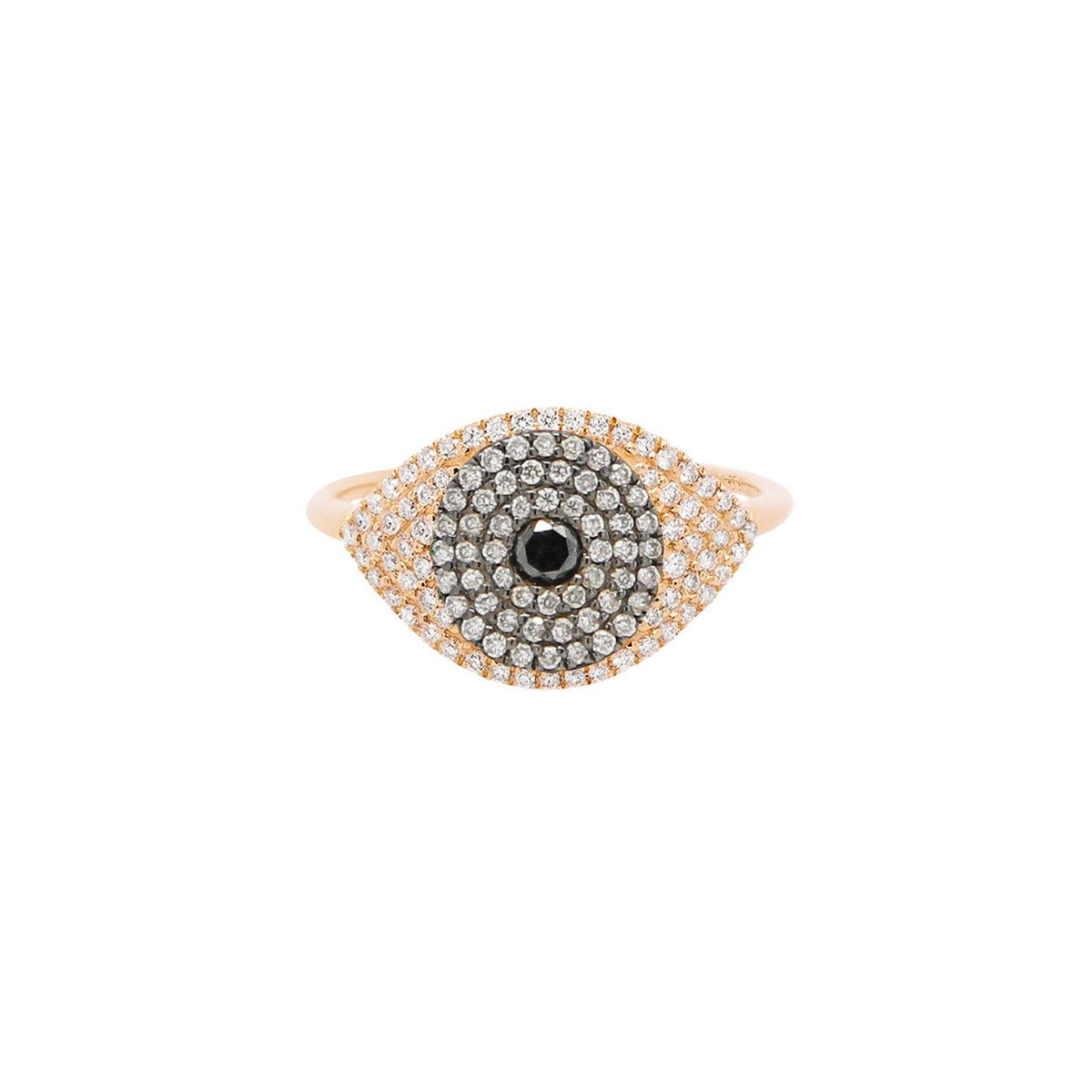 Evil Eye Protector Ring | 2.63GMS .41CT | Brown - Porter Lyons