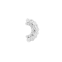 Lune Cachée Threaded Flat Back Earring | .5GMS .1CT | Single - Porter Lyons