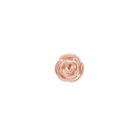 Gold Rose Threaded Flat Back Earring | .4GMS | Single - Porter Lyons