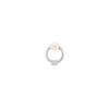 Pearl Diamond Orbit Threaded Flat Back Earring | .25GMS .01CTW | Single - Porter Lyons