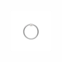 Fixed Diamond Seamless Hoop | .56GMS .03CT | Single - Porter Lyons