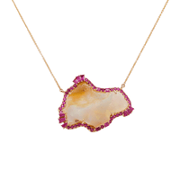 Opal Ruby Necklace | 3.3GMS 18.19CT - Porter Lyons