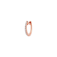 Small Diamond Huggie Hoop | .90GMS .08CT | Single - Porter Lyons