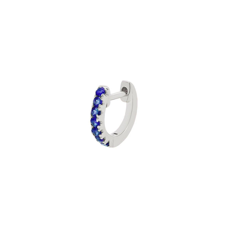 Small Sapphire Lock Hoop | .50GMS .10CT | Single - Porter Lyons